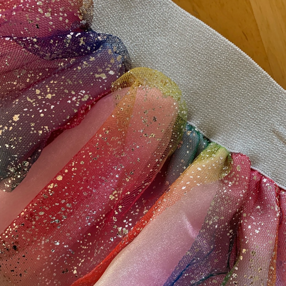 Sparkle rainbow tutu